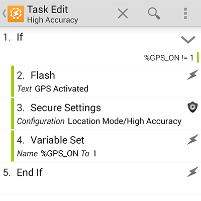 Tasker High Accuracy Profile Screenshot