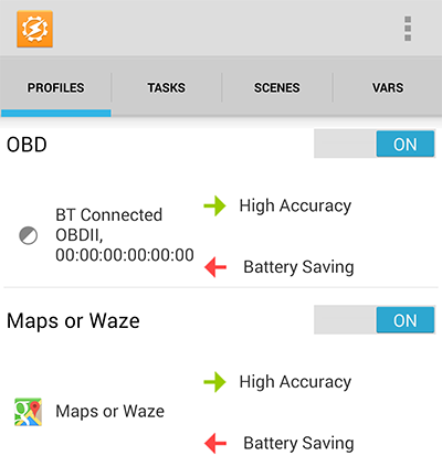 Tasker Profile Screenshot