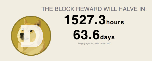 Dogecoin Halving Countdown Screenshot