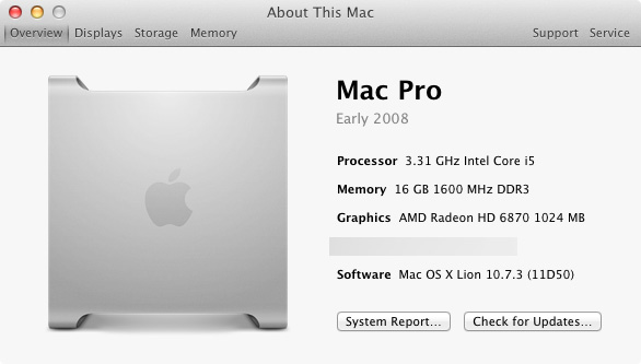 “About This Mac”