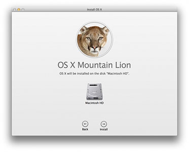 mountain lion usb installer